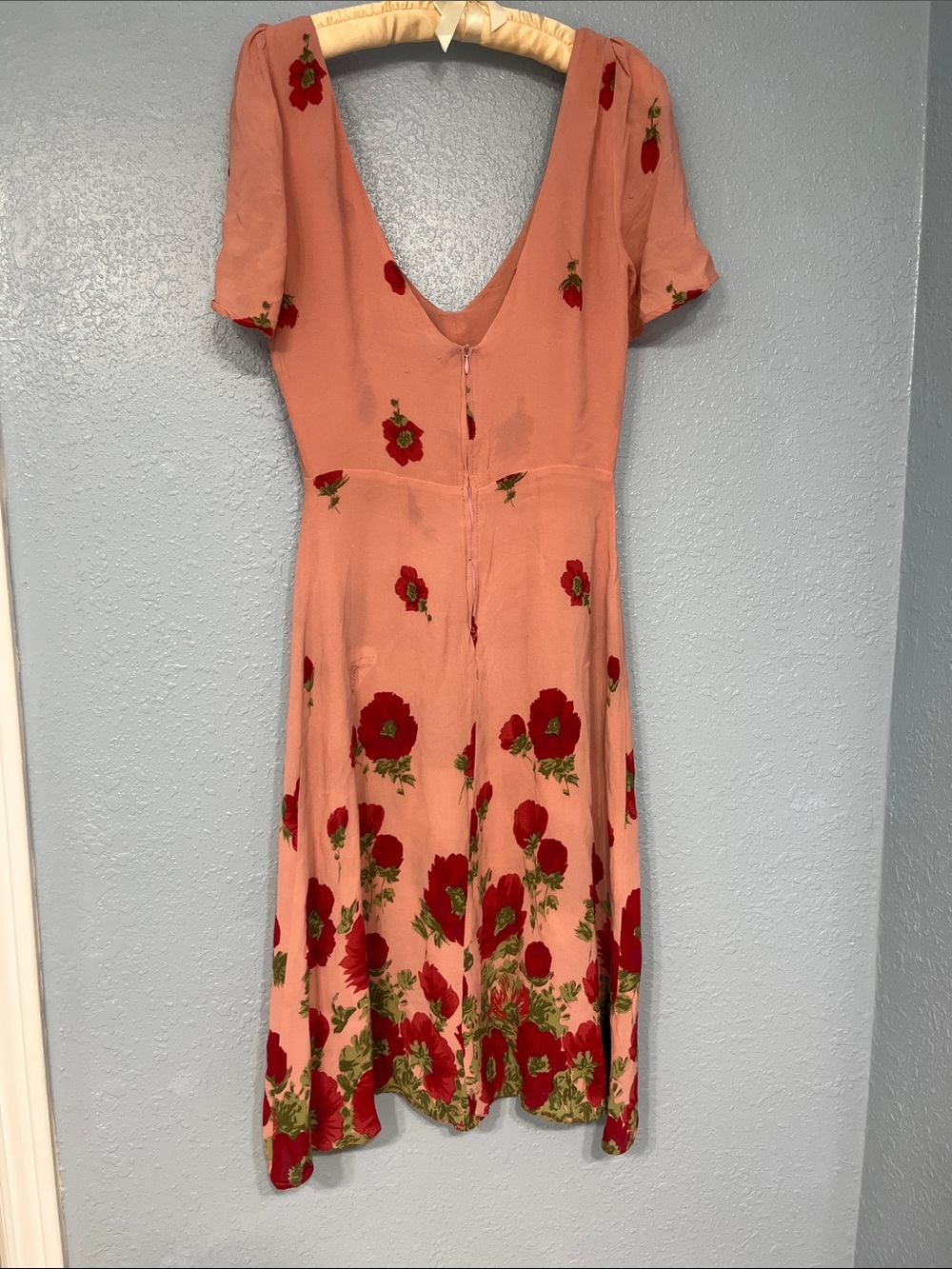 RARE Reformation Ophelia midi dress, sz 0 (see notes) - Picture 4 of 11